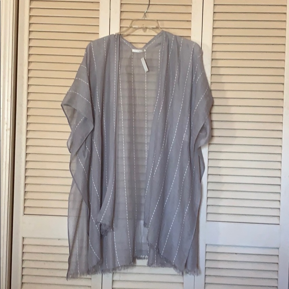 Sheer Gray Kimono